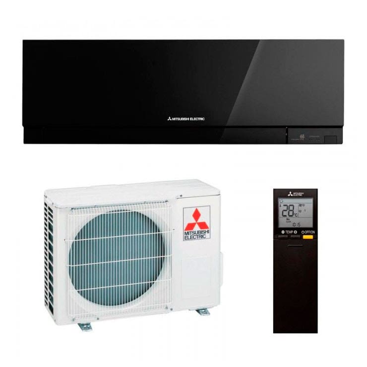 Mitsubishi electric Design-lijn 2,5 KW zwart